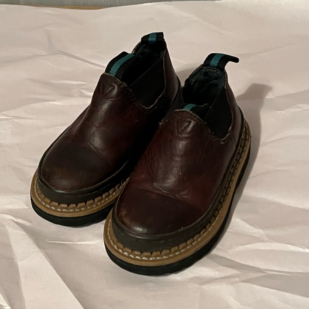 Boys Brown Leather Georgia Giant Romeo’s size 9